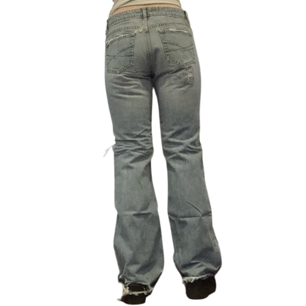 Light Blue Distressed Jeans - Picture 6 of 16